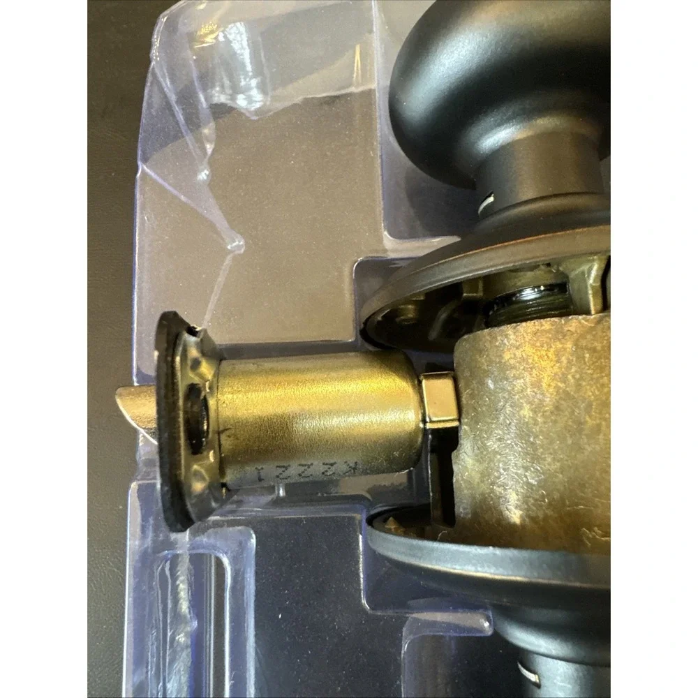 Schlage F10 v‎ GEO 716, Georgian Aged Bronze Hall/Closet Door Knob